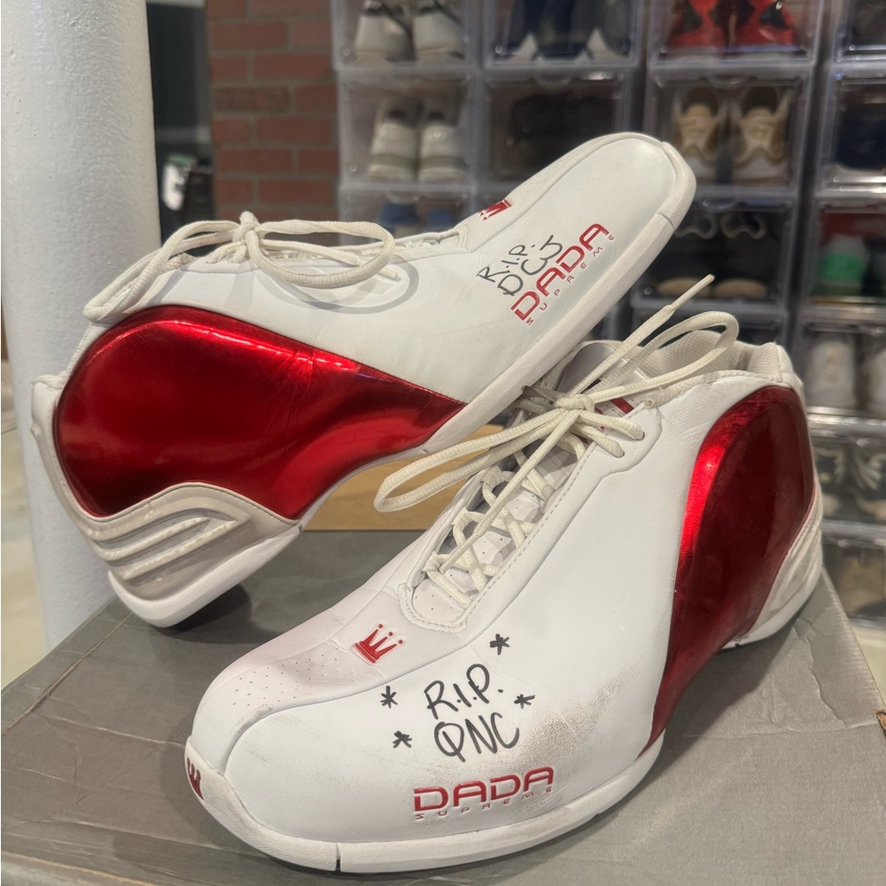 Game Worn NBA Finals Sample Dada Supreme Lucious Harris PE 2003